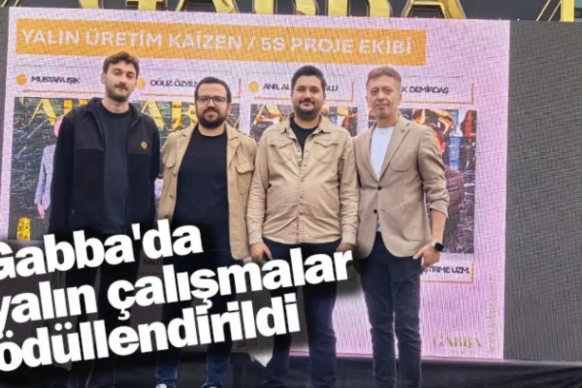 Gabba'da yalın çalışmalar ödüllendirildi