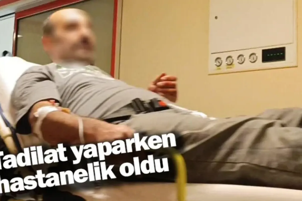 Tadilat yaparken hastanelik oldu