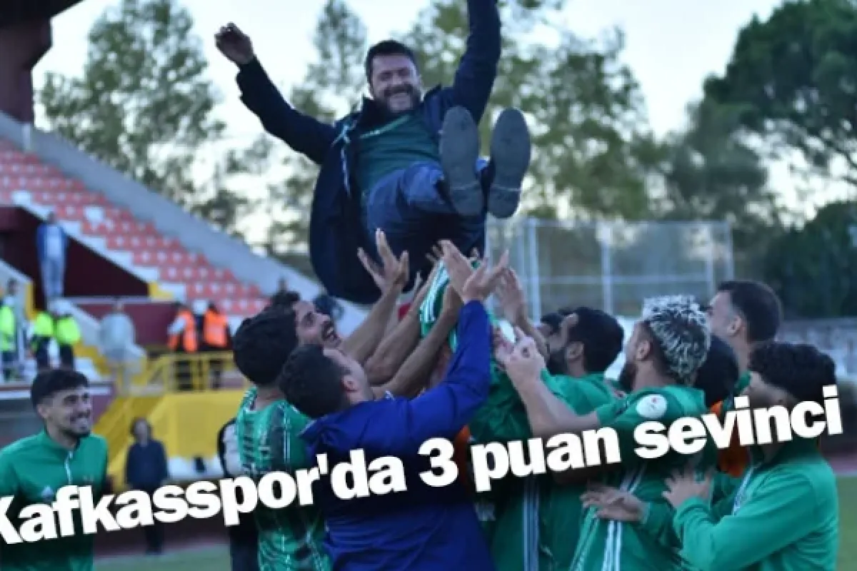 Kafkasspor'da 3 puan sevinci