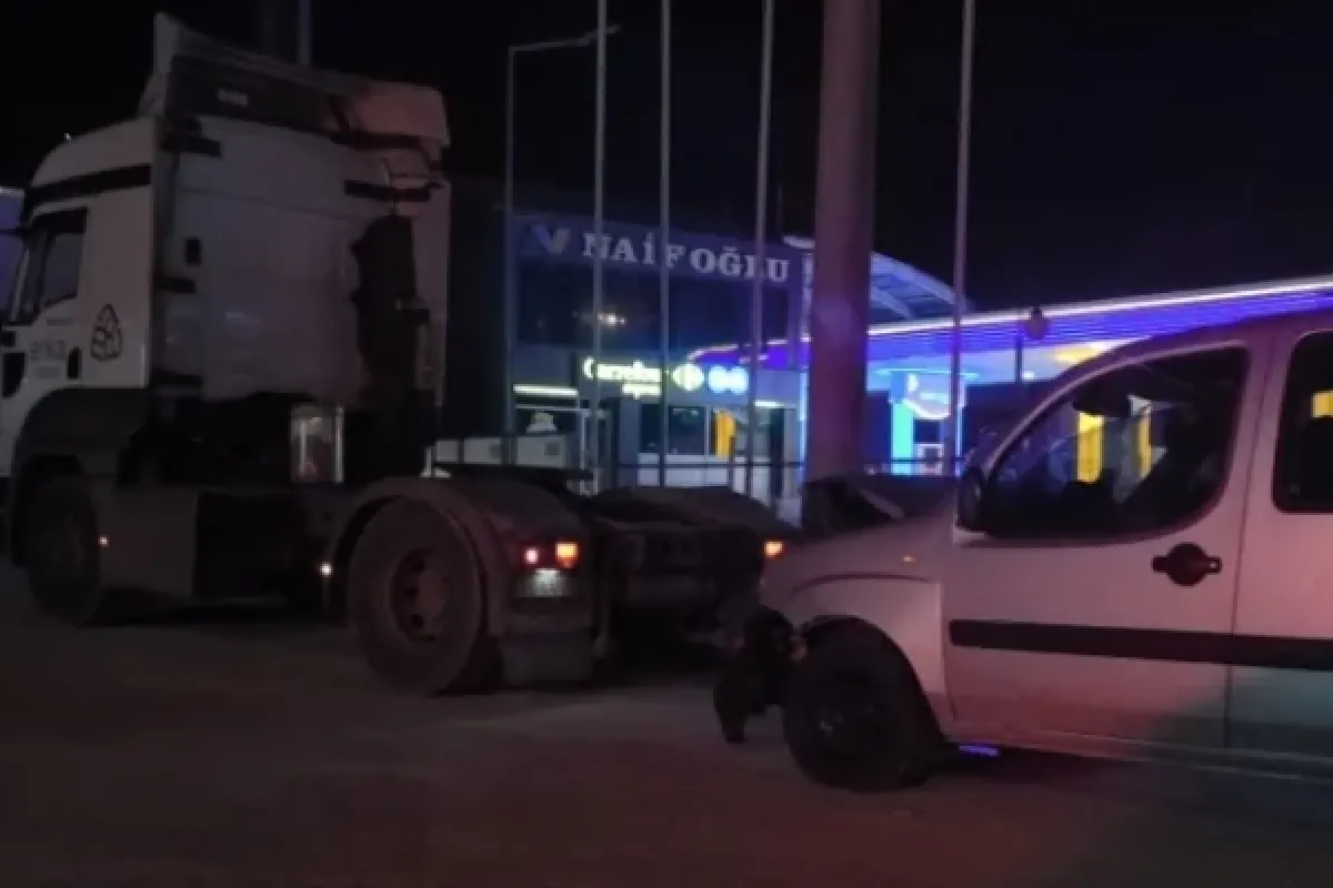 İnegöl girişinde kaza