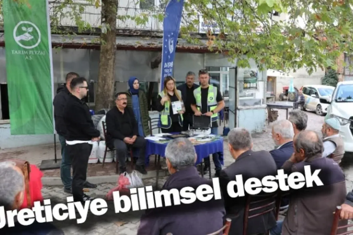 Üreticiye bilimsel destek