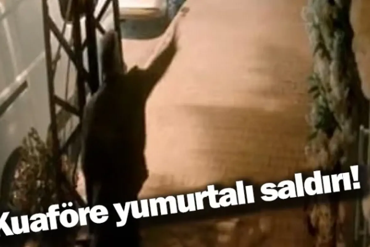 Kuaföre yumurtalı saldırı!