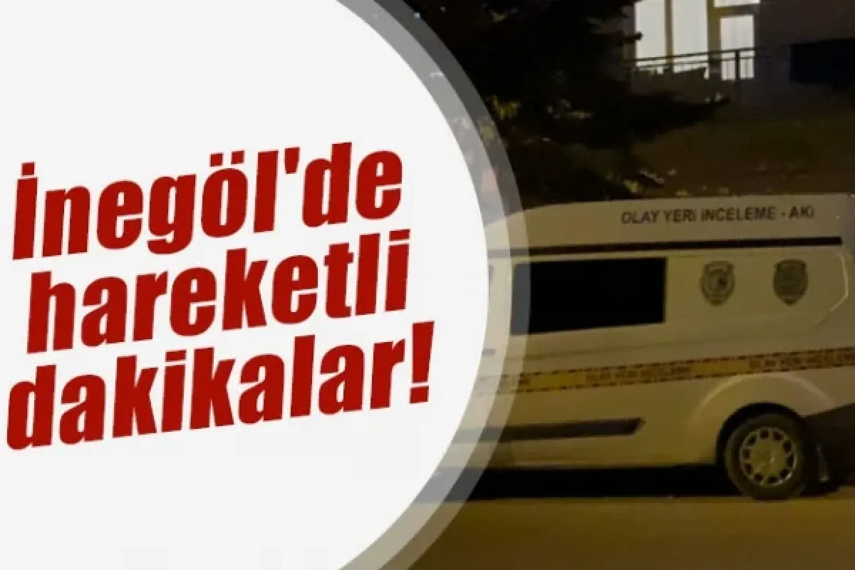 İnegöl'de hareketli dakikalar!