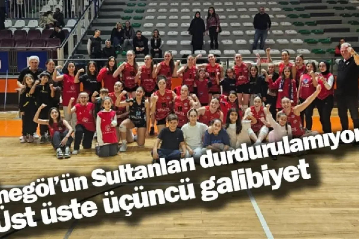 İnegöl'ün Sultanları durdurulamıyor! Üst üste üçüncü galibiyet