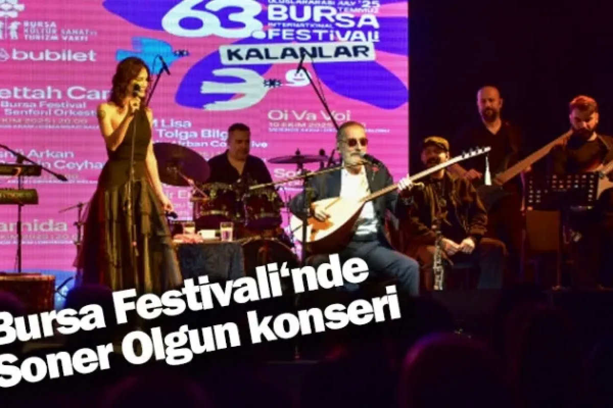 Bursa Festivali‘nde Soner Olgun konseri