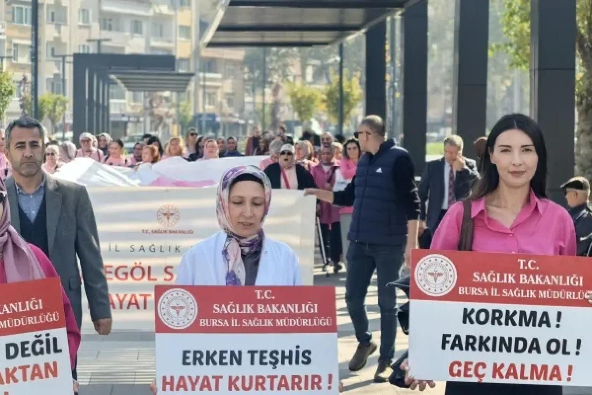 Meme Kanserine Dikkat Çekmek İçin Yürüdüler