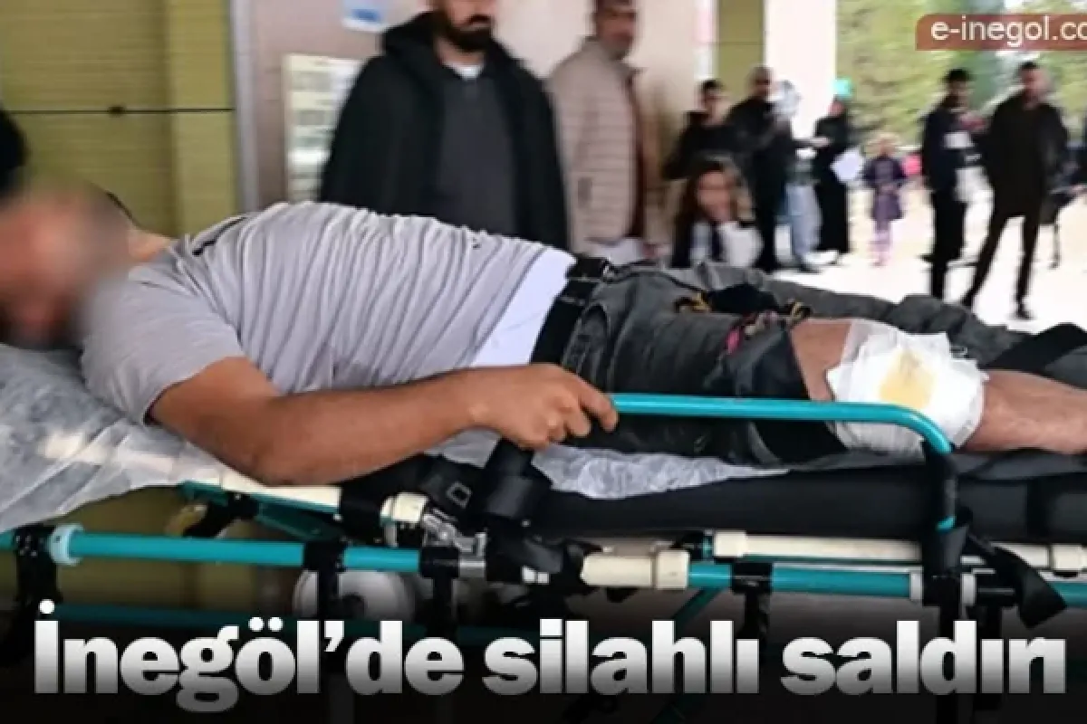 İnegöl'de silahlı saldırı