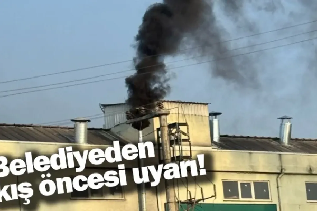 Belediyeden kış öncesi uyarı!