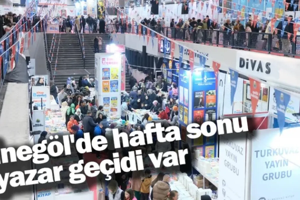 İnegöl'de hafta sonu yazar geçidi var