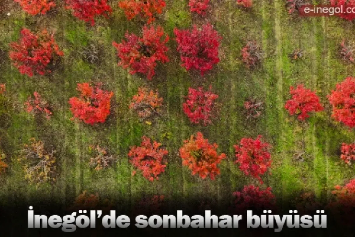İnegöl'de son bahar büyüsü