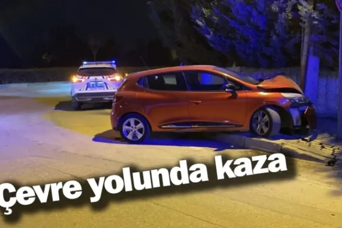 Çevre yolunda kaza