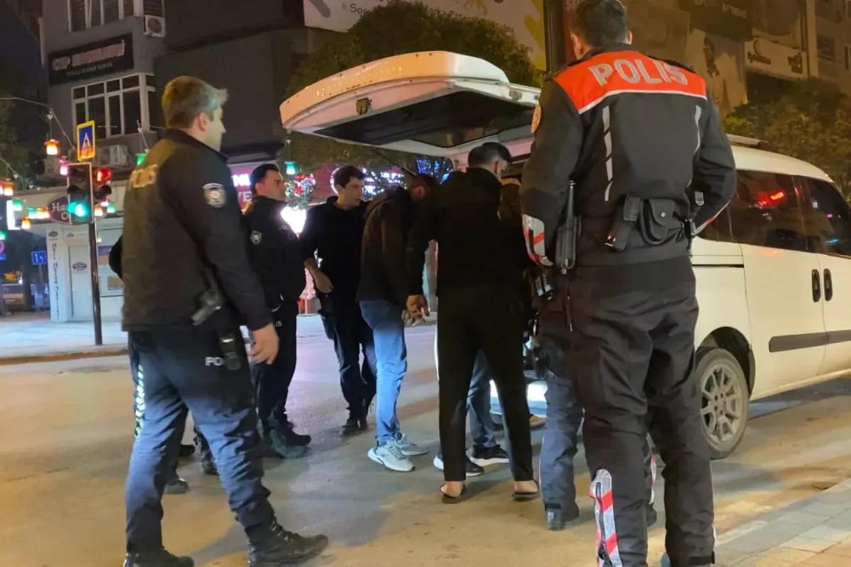 İnegöl'de gece vakti hareketli anlar