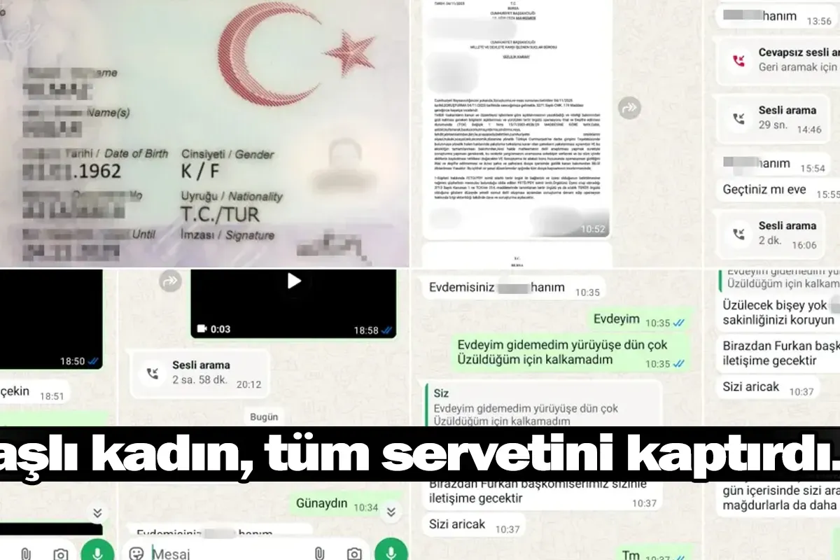 Yaşlı kadın, tüm servetini kaptırdı...