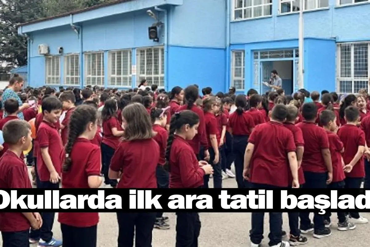 Okullarda ilk ara tatil başladı
