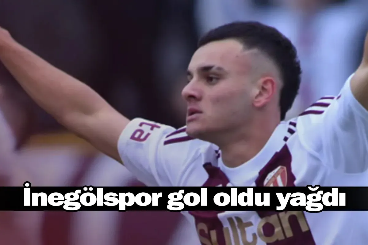 İnegölspor gol oldu yağdı