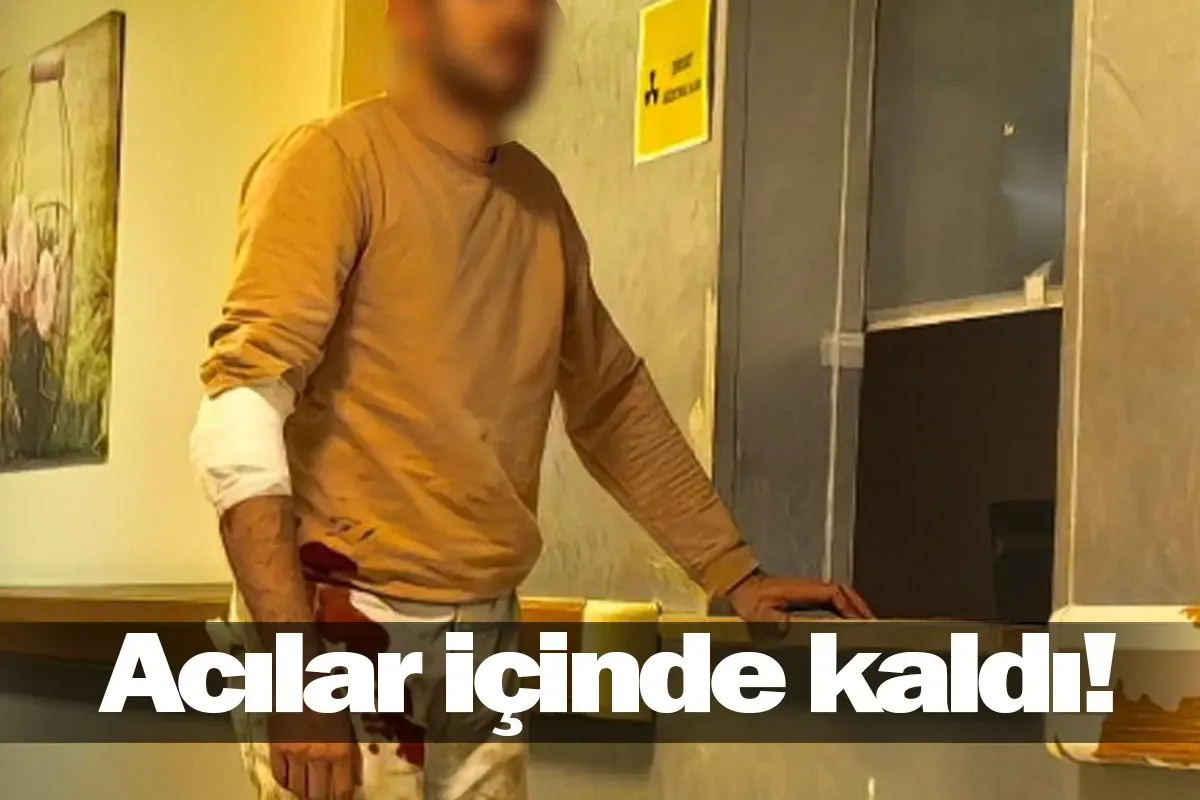 Acılar içinde kaldı!