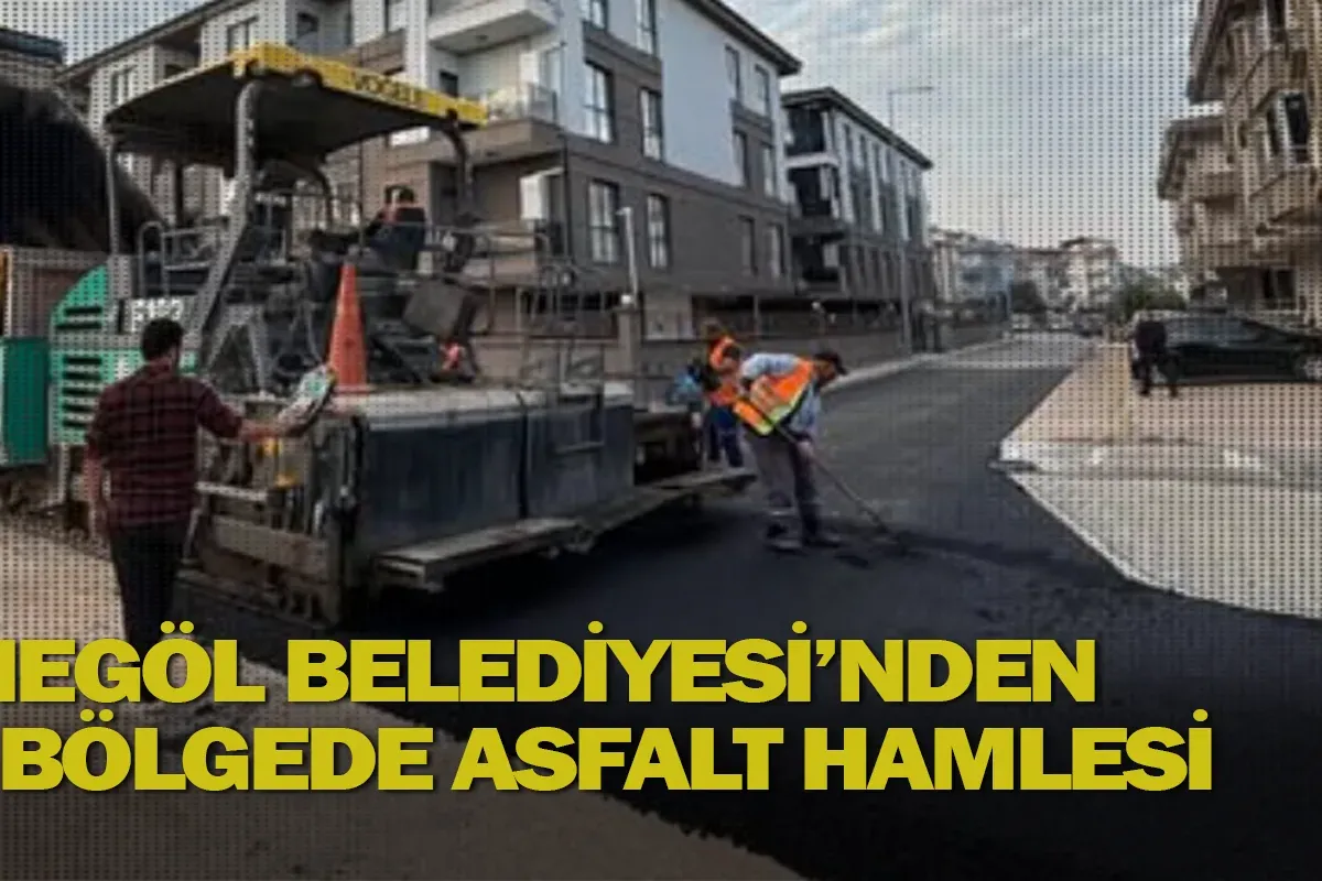 İnegöl Belediyesi’nden 3 Bölgede Asfalt Hamlesi