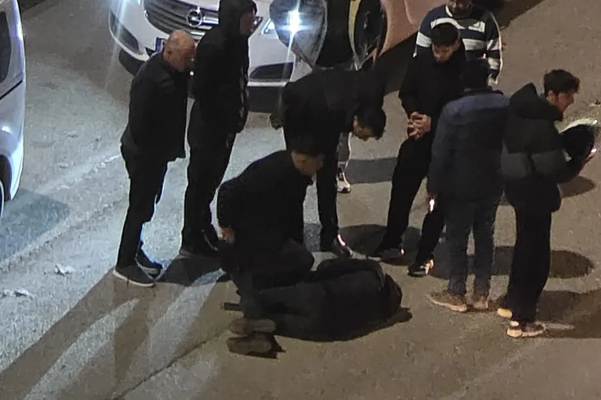 Motosiklet sürücüsü yaralandı
