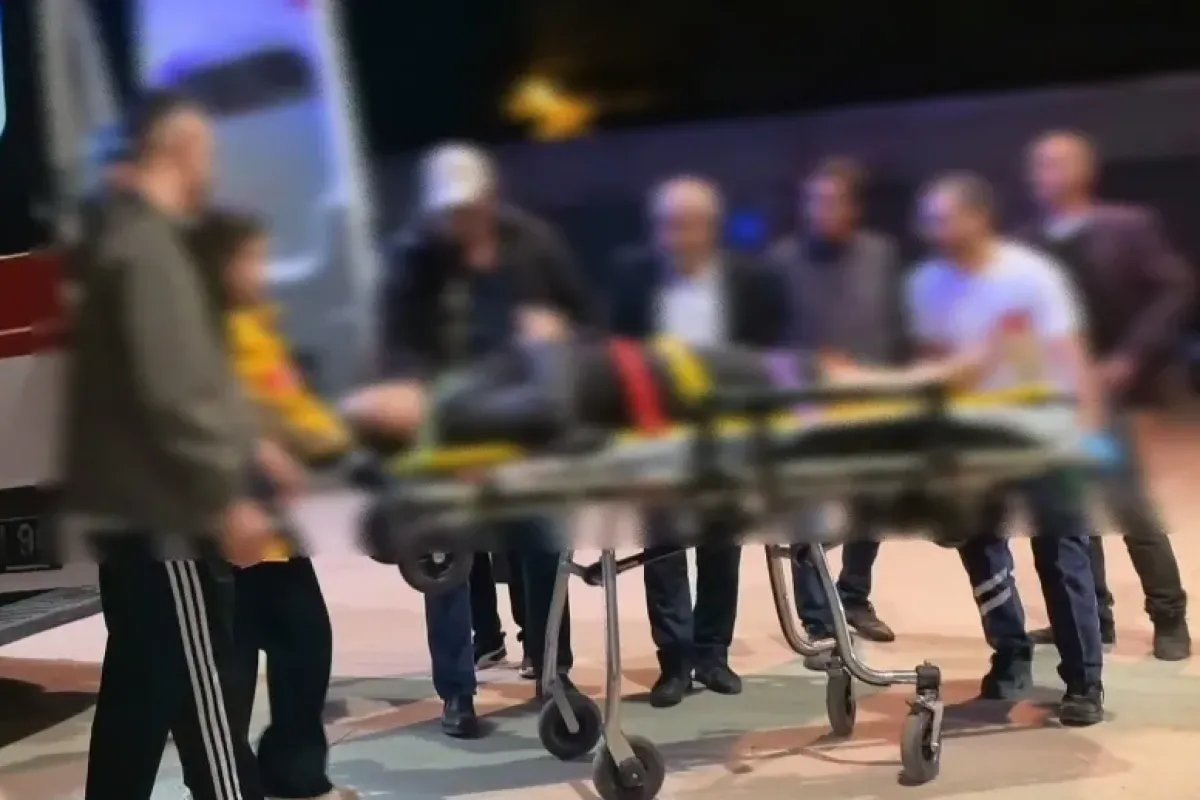 El frenini çekmeyi unutunca...