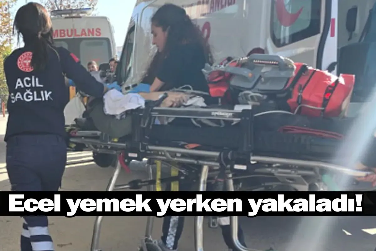 Ecel yemek yerken yakaladı!