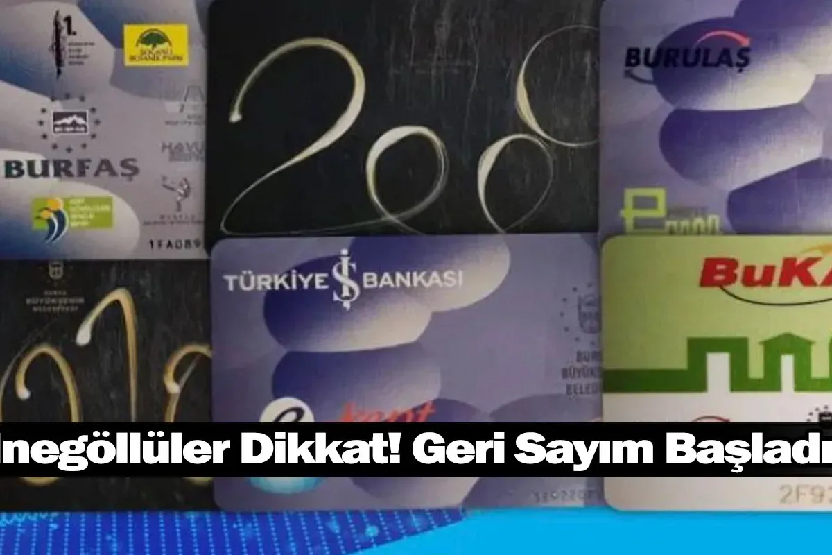 İnegöllüler Dikkat! Geri Sayım Başladı