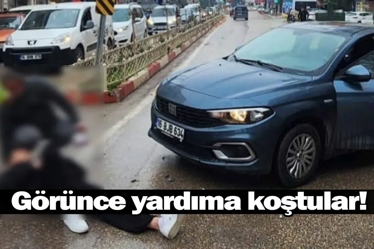 Görünce yardıma koştular!