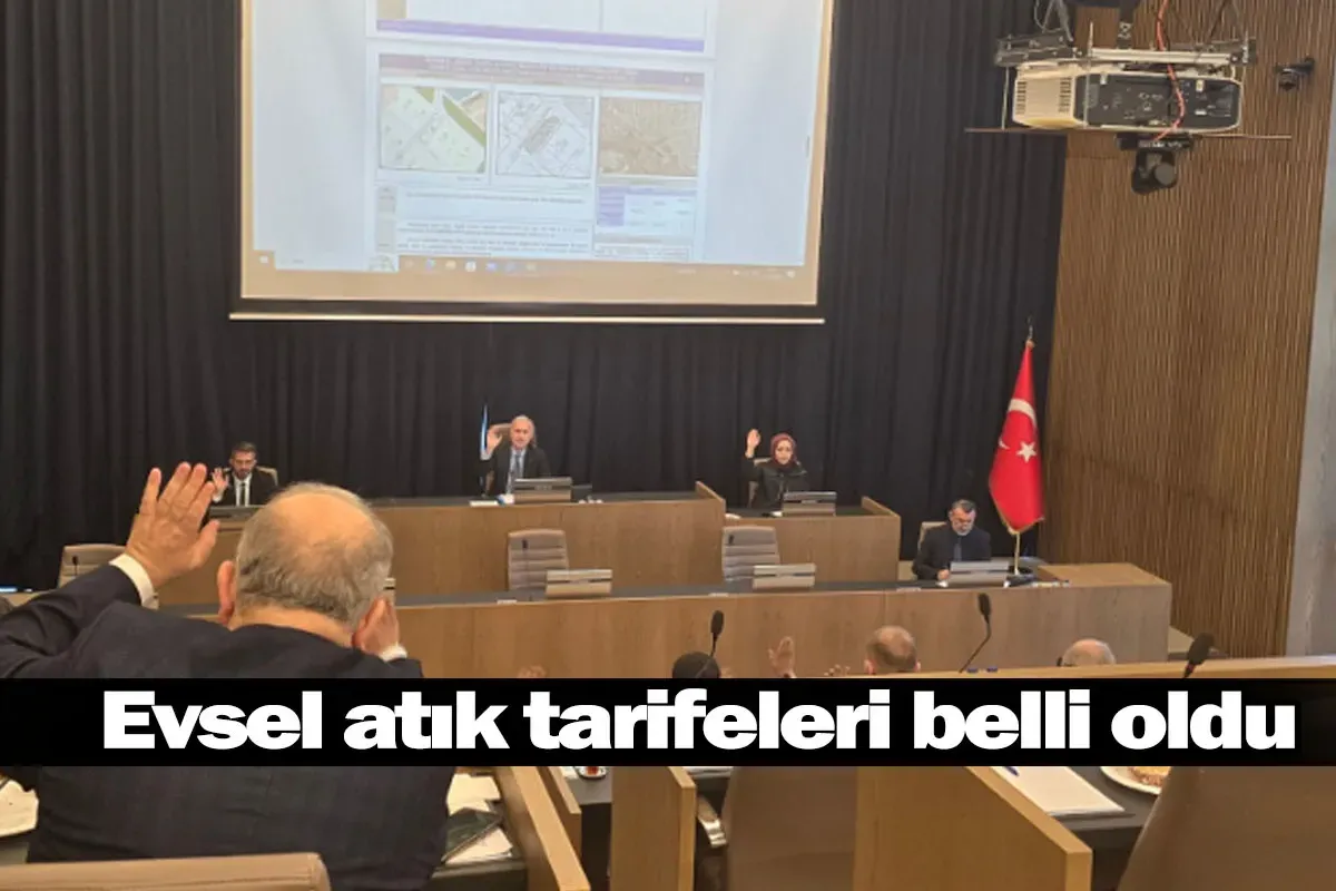 Evsel atık tarifeleri belli oldu