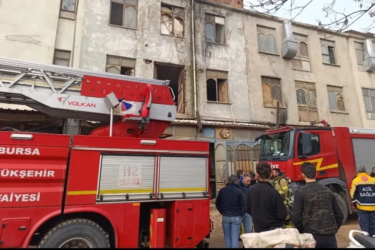 Sanayide korkutan yangın
