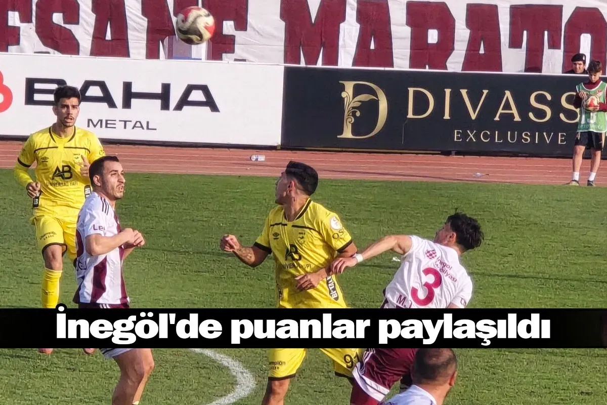 İnegöl'de puanlar paylaşıldı