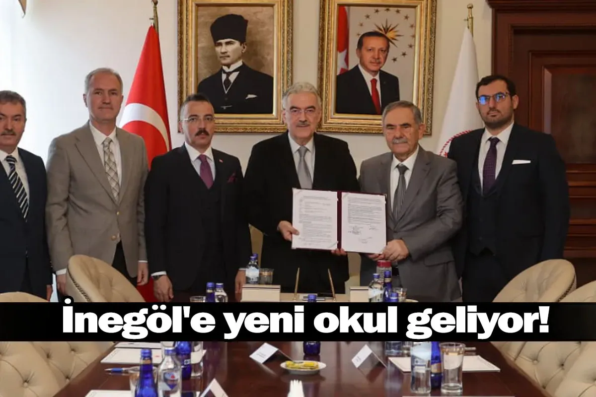 İnegöl'e yeni okul geliyor!
