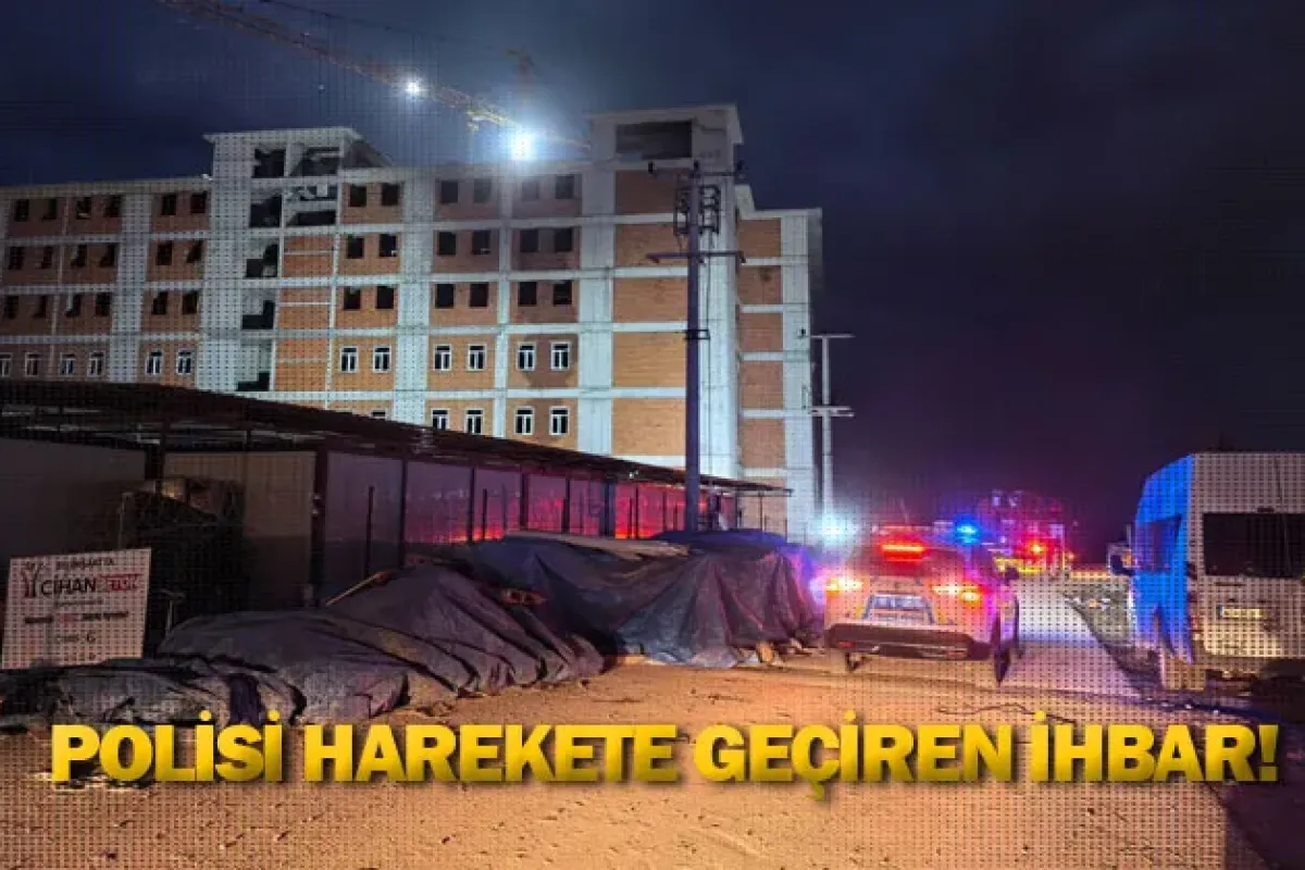 Polisi harekete geçiren ihbar!