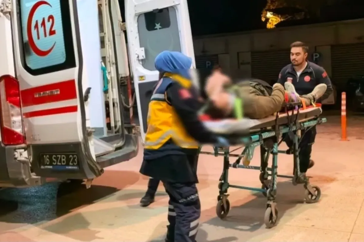 İnegöl'de işçi gözünü hastanede açtı