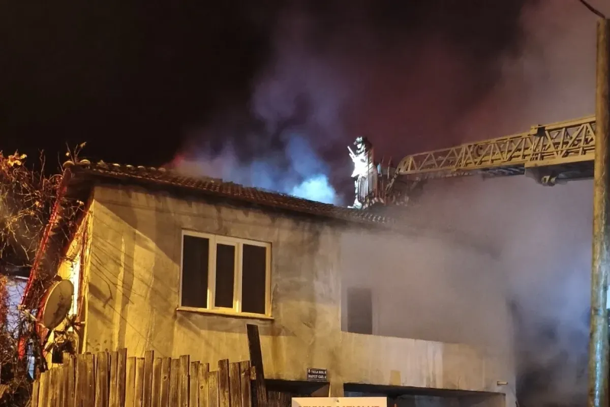 İnegöl'de korkutan yangın