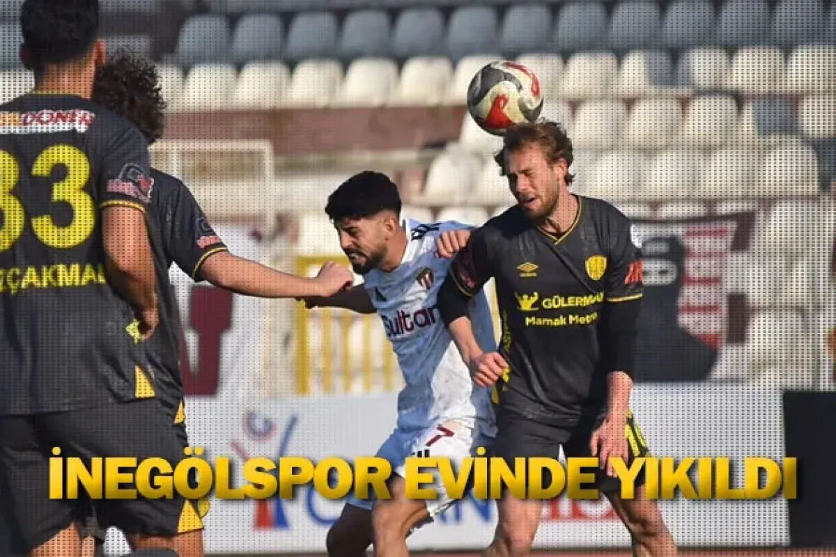 İnegölspor evinde yıkıldı