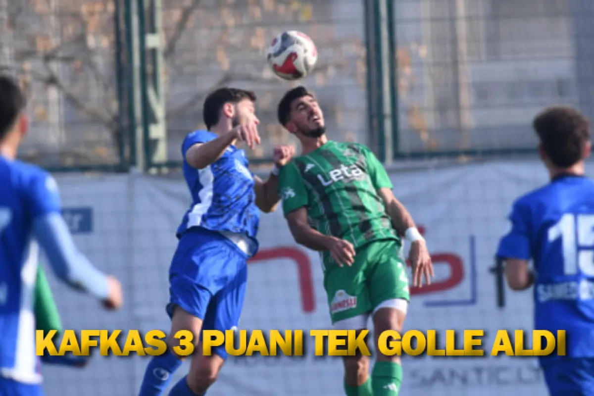 Kafkas 3 puanı tek golle aldı
