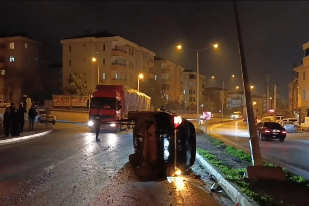 Alanyurt yolunda feci kaza