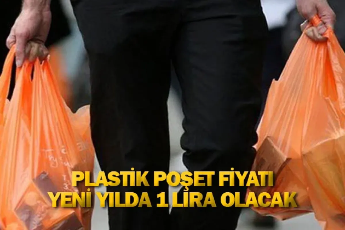 Plastik poşet fiyatı yeni yılda 1 lira olacak