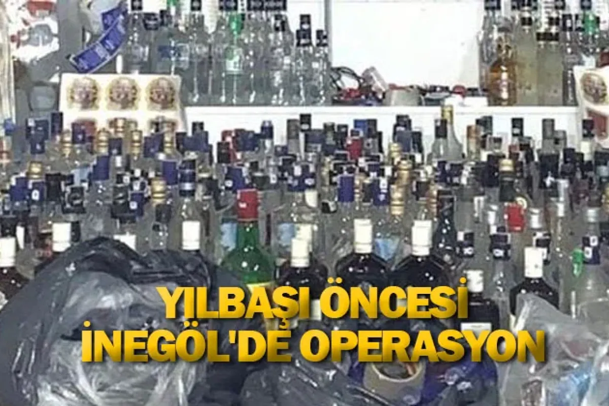Yılbaşı öncesi İnegöl'de operasyon
