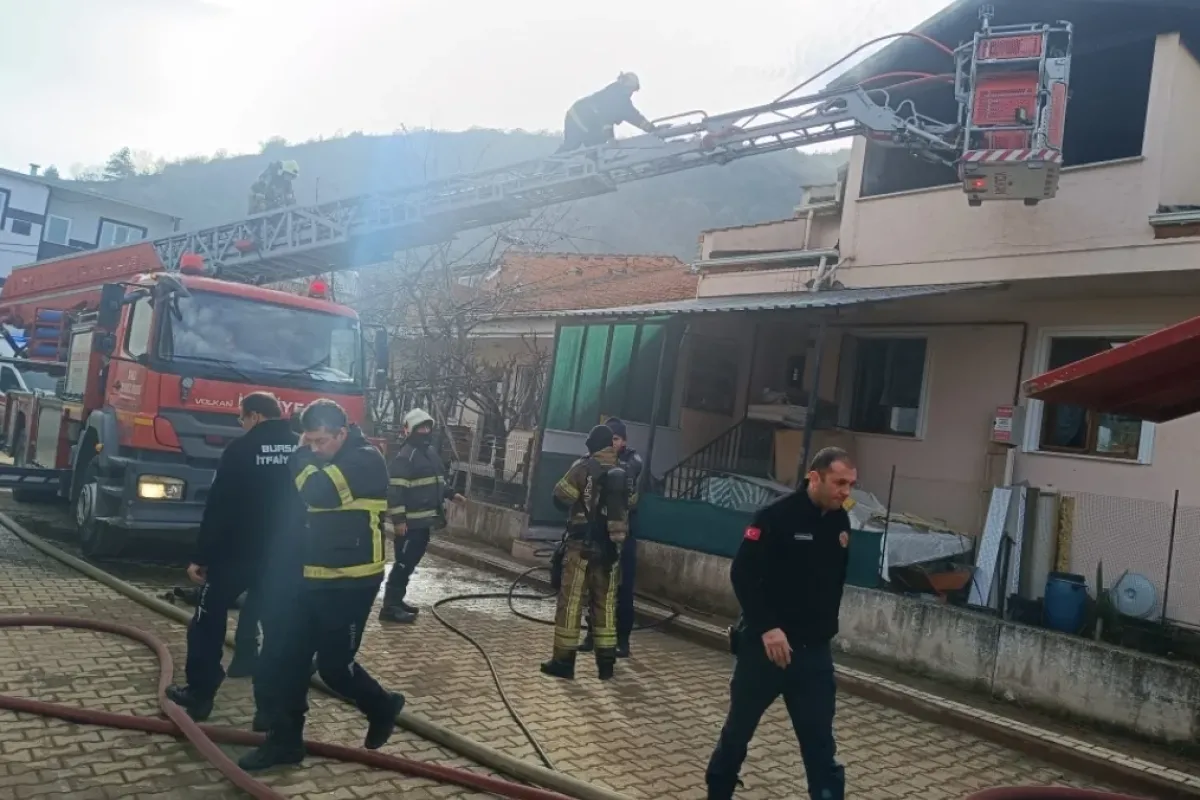 İnegöl'de korkutan yangın