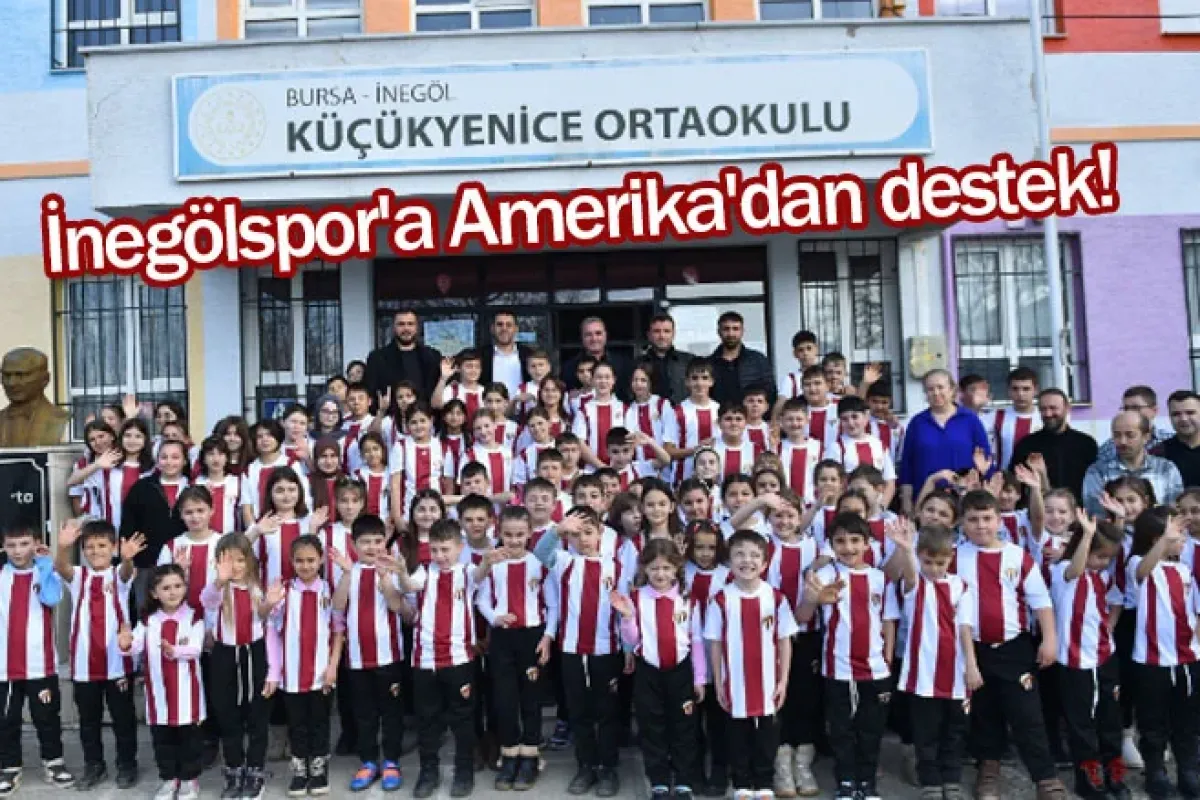 İnegölspor'a Amerika'dan destek!