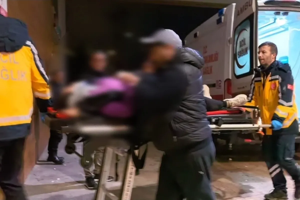 Karşıdan karşıya geçmeye çalışırken...