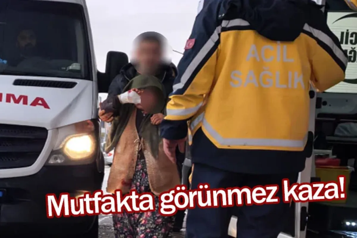 Mutfakta görünmez kaza!