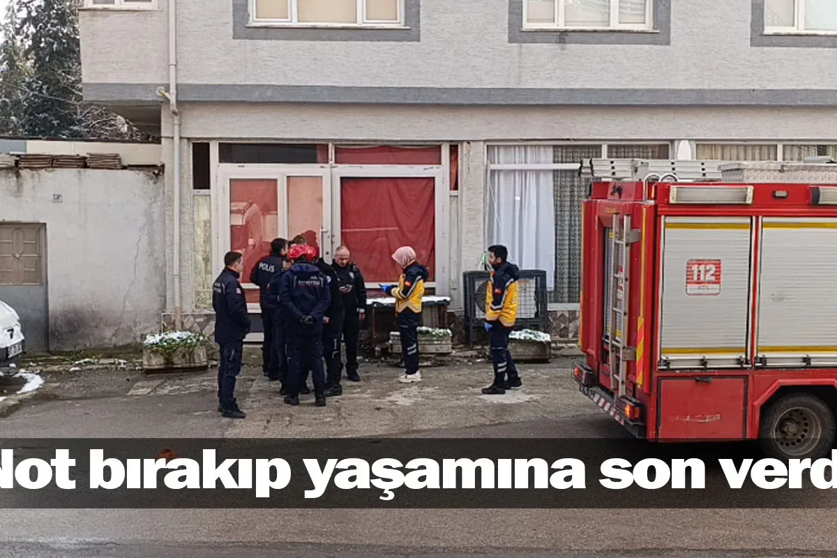 Not bırakıp yaşamına son verdi!