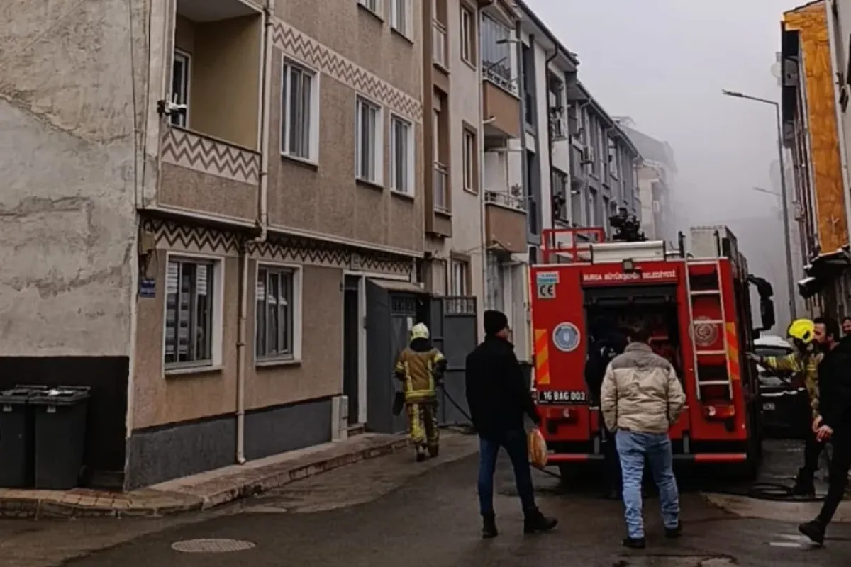 İnegöl'de korkutan yangın
