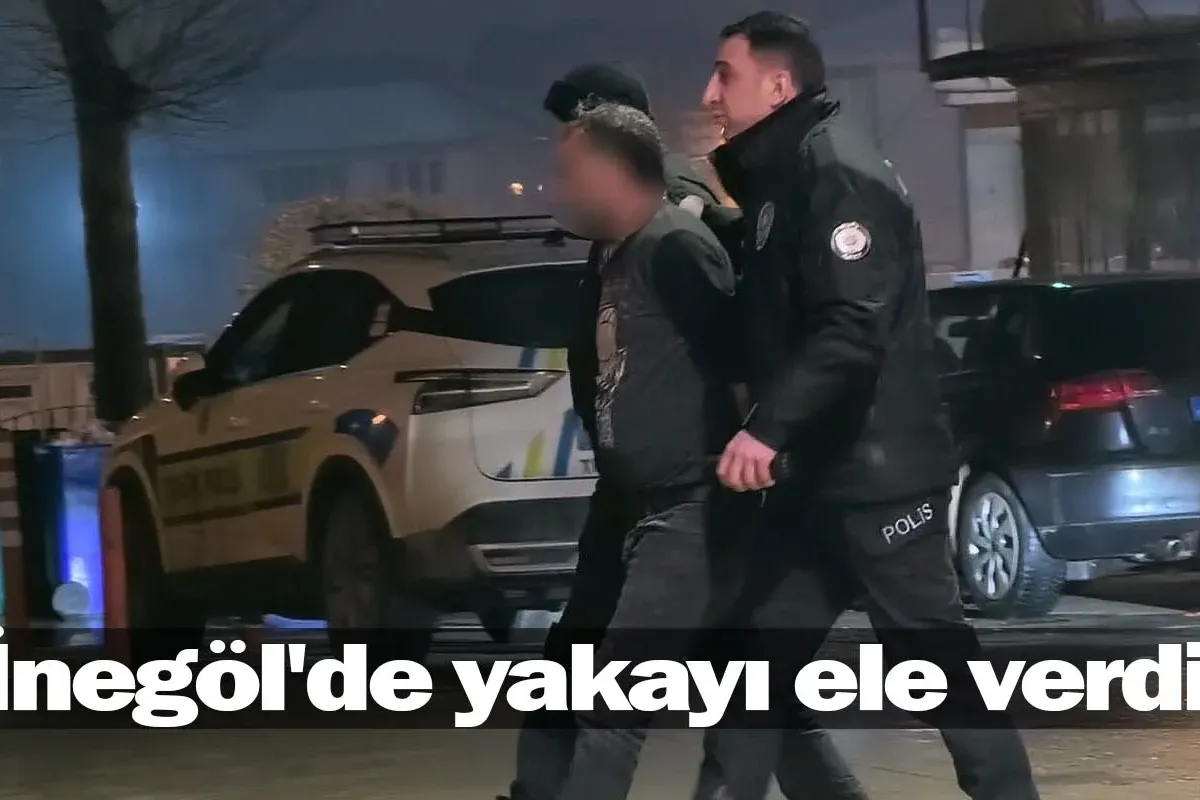 İnegöl'de yakayı ele verdi!