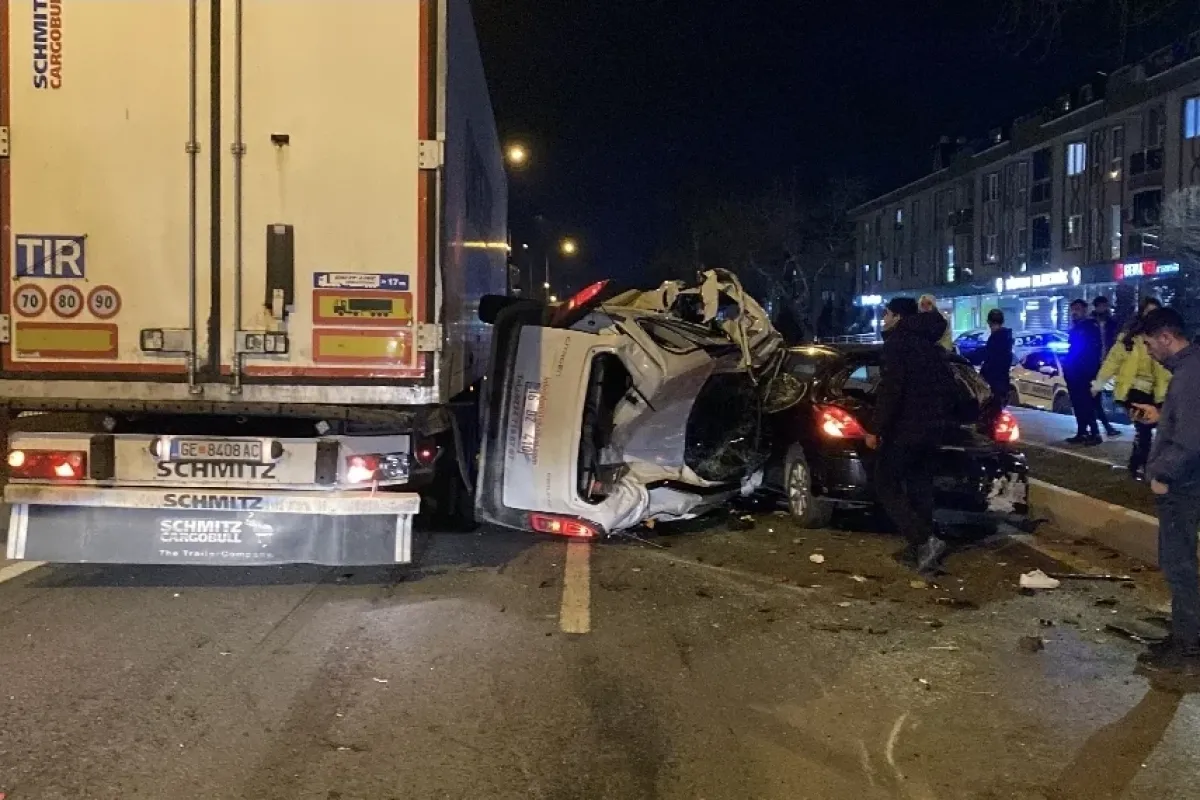 İnegöl'de zincirleme kaza