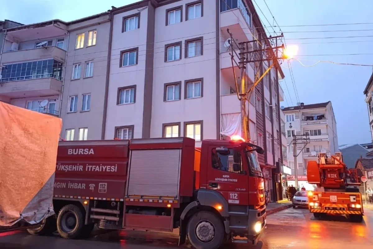 Baca yangını korkuttu