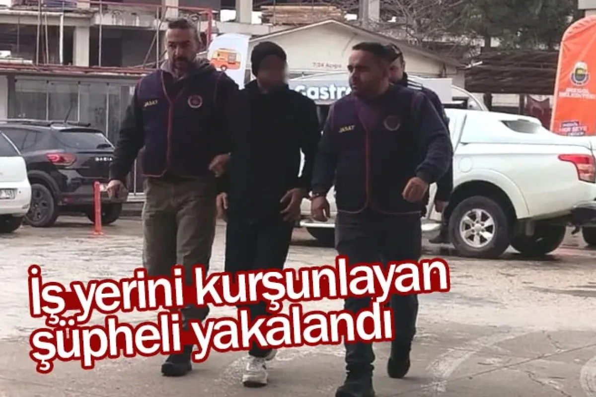 İnegöl'de iş yerini kurşunlayan şüpheli yakalandı