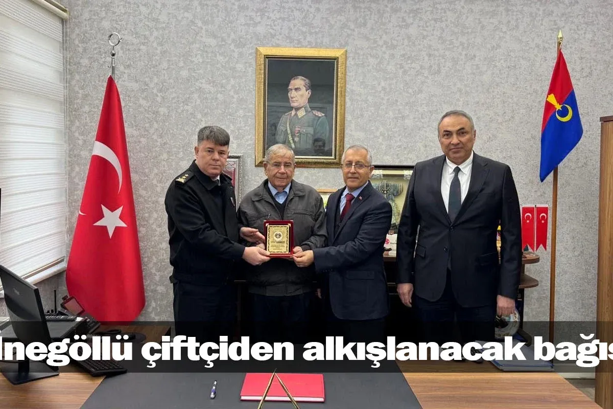 İnegöllü çiftçiden alkışlanacak bağış