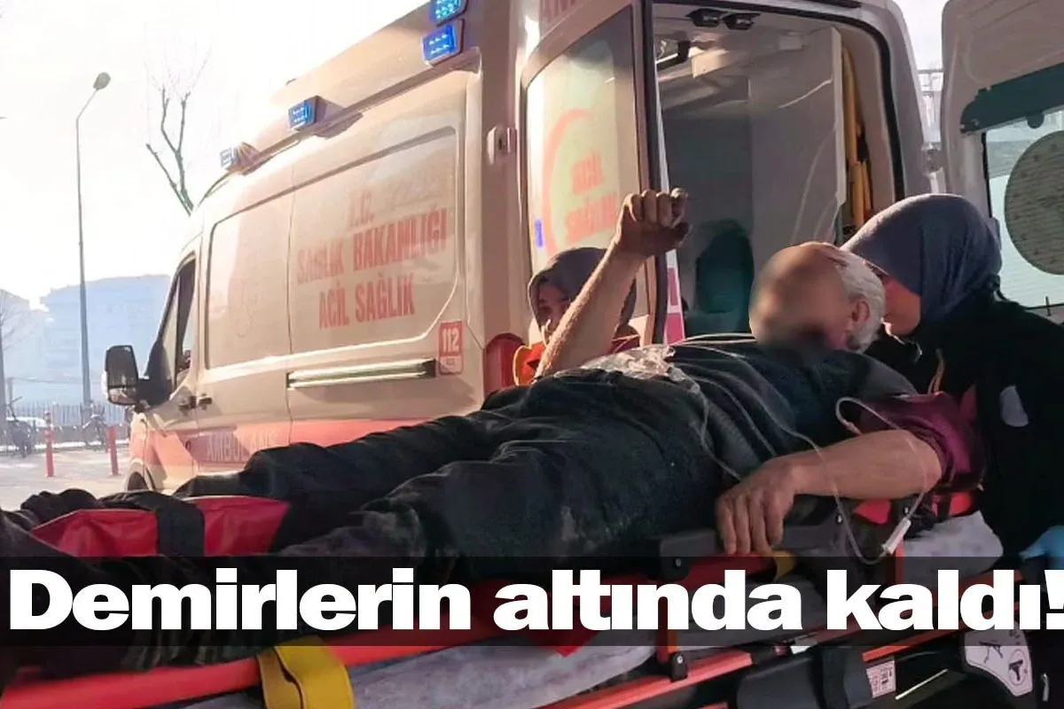İnegöl'de demirlerin altında kaldı!
